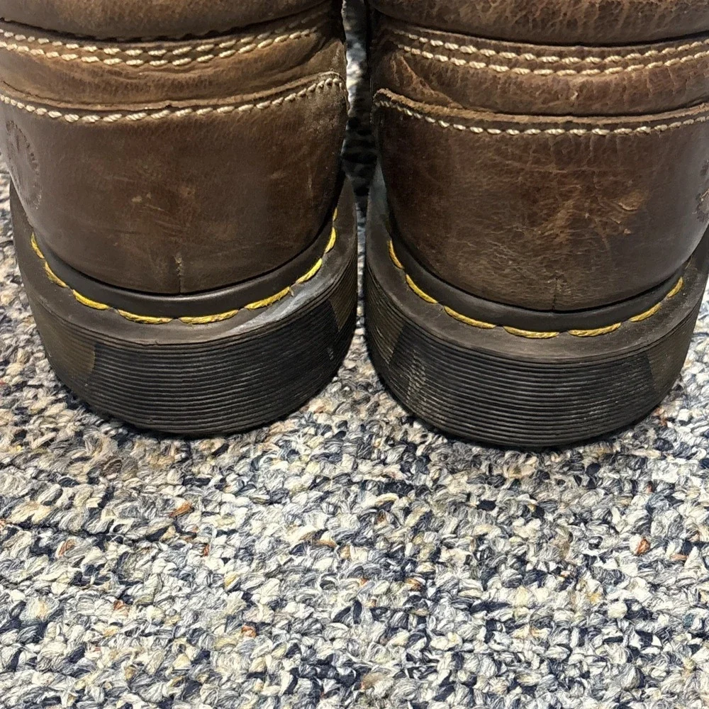 Dr. Doc Martens Men's Brown Leather Kurt Shoes US 10 M Oxford Casual 90s Y2K